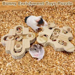 Jouets de forage pour <span class=keywords><strong>hamsters</strong></span>, jouets de forage pour rats, jouets de puzzle pour lapins, jouets interactifs pour lapins, jouets d'enrichissement en bois pour <span class=keywords><strong>hamsters</strong></span> - Product Image 6