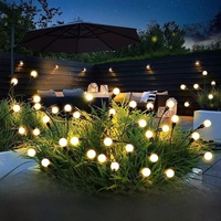 Lampes solaires extérieures à poser au sol pour la Saint-Valentin, la remise des diplômes, la décoration de jardin et de cour, créant une ambiance festive