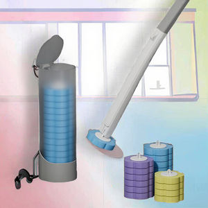 ערכת התחלה של מברשת אסלה חד פעמית ידנית עם ספוג וסיבים, ידידותית לסביבה, עם 6 מילויים, Sunshine VC - Product Image 2