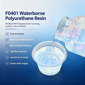 Jitian resina de poliuretano F0401 solución de alta resistencia a base de agua aglutinante líquido transparente 99.9% pureza grava alifática - Product Image 6