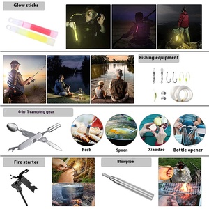 Toptan sıcak Survival dişli kiti açık kamp ekipmanları Tripod Prepping hayatta kalma kiti - Product Image 3