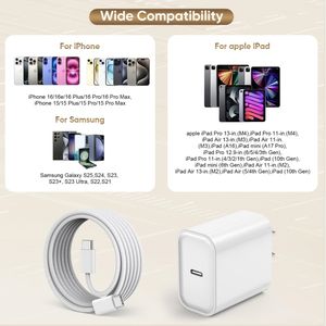 Cargador Rápido Tipo C de 20W para iPhone 17 Pro Max/17Pro/16e/16 Pro/16 Plus/15/15 Pro Max y <span class=keywords><strong>iPad</strong></span>, Cargador USB C de <span class=keywords><strong>Carga</strong></span> Rápida - Product Image 5
