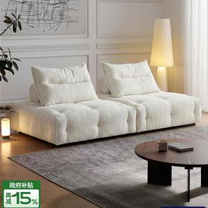 Canapé modulaire moderne convertible en lit, sectionnel, en tissu velours, avec rembourrage en mousse, pour hôtels, villas et salons - Product Image 1
