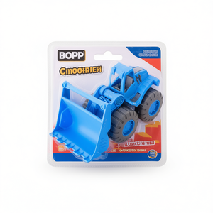 Juguete de Construcción para Niños, Cargador de Plástico 196, Camión Excavadora para Jugar en la Arena y en el Sitio de Trabajo, Empaquetado en BOPP - Product Image 2