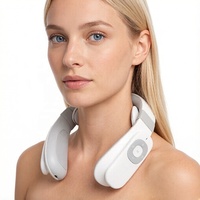 Masseur sans fil pour les épaules et le cou avec télécommande, contrôle de la minuterie, vibrations, pétrissage, chauffage portable