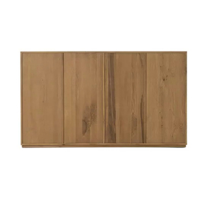 Cómoda Moderna Minimalista de Madera Maciza de Roble con 16 Cajones para Sala de Estar y Uso en Hoteles, Diseño que Ahorra Espacio - Product Image 4