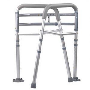 Rails de sécurité de toilette Offre Spéciale aides à la marche pliantes marcheurs droits en aluminium pour les aides à la marche des personnes âgées - Product Image 1