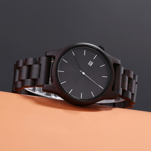 ออกแบบโลโก้ตามสั่ง นาฬิกาข้อมือไม้ไผ่สำหรับผู้ชาย - Product Image 5