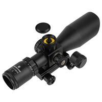 Lunette de visée optique en aluminium 2,5-10x40, vente chaude, télescope 30 mm, illumination rouge/verte, deuxième plan focal, 5 niveaux