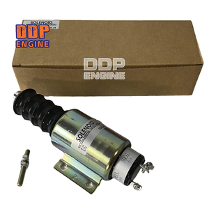 Vanne solénoïde d'arrêt de carburant 12E3U1B2S2 12V 2001ES-24E3U1B2S2 24V SA-5174-12 SA-5174-24 pour moteur Woodward - Product Image 1