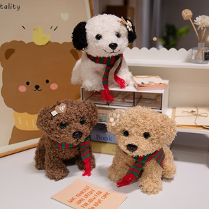 Venda quente boa qualidade marrom pelúcia brinquedo poodle menina <span class=keywords><strong>teddy</strong></span> <span class=keywords><strong>bear</strong></span> dog - Product Image 5