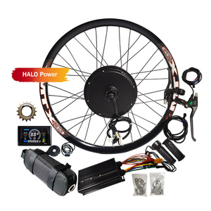 Halo Power 48V 60V 72V 3000W 60A 正弦波控制器电动自行车和自行车UKC1液晶显示屏电动自行车转换套件 - Product Image 2