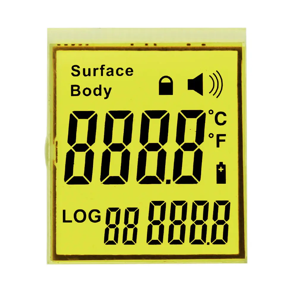 Vente chaude stn type régulateur de température petit écran lcd mono positif négatif