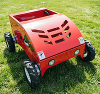 Tondeuse RC autotractée intelligente 4x4 à moteur essence 4 temps 224cc, télécommandée, 550mm, GPS, pour ferme et verger, certifiée CE EPA