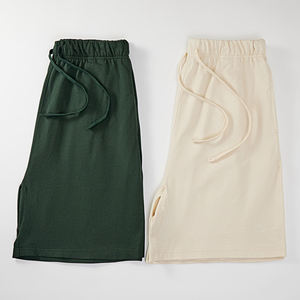 Pantalones Cortos de Algodón a Cuadros para Hombre, 275g, Relajados, Transpirables, Suaves, al por Mayor, Esenciales, con Bolsillos - Product Image 4