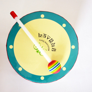 Orff Percussion Instrument Children's Stage Interactive Performance Accompaniment <b>Drum</b> Plastic <b>Hand</b> <b>Drum</b> - Product Image 2