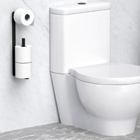 Nouveau Porte-Papier Toilette Mural Moderne Premium en Acier Inoxydable 304 pour Rouleau Géant 2026