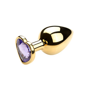 <span class=keywords><strong>Anal</strong></span> <span class=keywords><strong>Plug</strong></span> Bentuk Hati dari Paduan Aluminium Emas, Ramah Pemula, Mudah Dimasukkan, Mudah Dibersihkan, Multi-Warna, 3 Ukuran - Product Image 6
