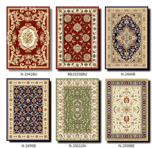 Classic Floral Wool Silk Hand Knotted Rug Rectangle Medium Pile Non Slip Hallway Home Use - Product Image 4