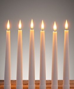 Perfect Blue Taper <b>Candles</b> 10-Inch Hand-Poured Soy Wax & Paraffin Wax Lavender Scent Smokeless Dinner Wedding Christmas <b>Spa</b> Home - Product Image 1