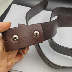 Fabrieksdirecte verkoop verstelbare 3,8 cm brede riem van PU leer, aan te brengen zonder gesp, topkwaliteit, op voorraad - Product Image 3