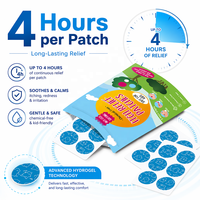 Patch Hydrogel Anti-Démangeaisons pour Piqûres d'Insectes, Apaisant pour la Peau, Soulagement des Démangeaisons, Autocollant pour Enfants et Adultes, Utilisation en Extérieur