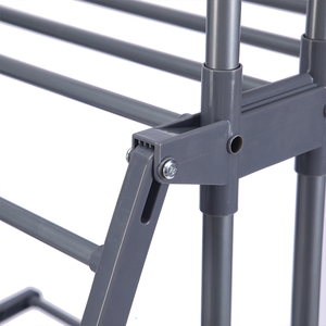 Portable Foldable Stainless Steel Four-Layer <strong>Clothing</strong> <strong>Drying</strong> Rack Home Use Standing Laundry Hanger <strong>Stand</strong> <strong>for</strong> Living Room - Product Image 6