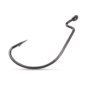 LUSHAZER 100 hameçons de pêche en acier au carbone, jig crank, hameçon gros basse, tête de jig en plomb, hameçon à ardillon pour leurres souples - Product Image 1