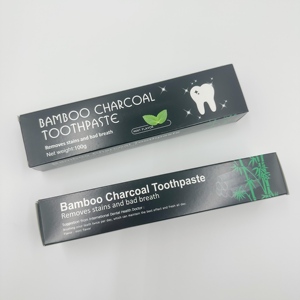 Pasta Dental de Carbón de Bambú Orgánico Natural al por Mayor con Logotipo Personalizado, Característica Luminosa Blanqueadora, Sin Ingredientes Químicos - Product Image 6