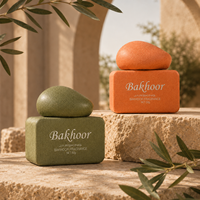 Pot cosmétique en verre finition pierre 50g pour Bakhoor, conteneur de crème pour le visage, remplissage automatisé, compatible avec le stockage vide - Prix usine