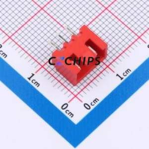 BX-HA2.54-3PZZ-R Wire-to-Board Pin Header Through hole Component (THT),P=2.5mm Connector 1x3P 2.5mm Through Hole XHB - Product Image 1