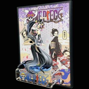 Figurine d'anime Nico Robin, chanteuse, en 3D stéréoscopique, cadre photo, peinture créative, ornement de bureau, décoration murale - Product Image 3