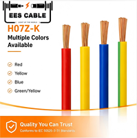 Câble électrique pour bâtiment H05Z-K 300/500V H07Z-K 450/750V, flexible, en cuivre, classe 5 CU LSZH 1,5 mm², faible émission de fumée, sans halogène, EESCABLE