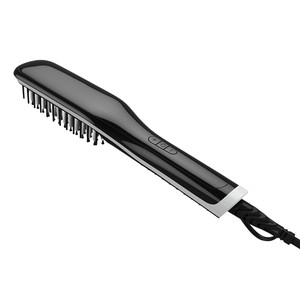 Actualización 3 en 1 alisado del <span class=keywords><strong>cabello</strong></span> PTC iónica rápido hombres plancha <span class=keywords><strong>de</strong></span> pelo <span class=keywords><strong>cepillo</strong></span> - Product Image 3