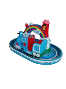 Trenino Elettrico Mini Popolare per Bambini, Attrazione Indoor Arcobaleno con Due Binari per Casa e Centro Commerciale - Product Image 2