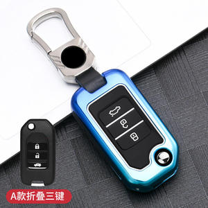 Zinc Alloy Car Key <b>Case</b> Cover for Honda Civic HRV CRV CR-V Crider Odyssey <b>Pilot</b> Fit Accord 2 3 Buttons Flip Remote Protect Shell - Product Image 2