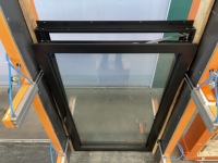 Fenêtres en alliage d'aluminium modernes Minglei pour usage résidentiel avec isolation thermique, certifiées Energy Star, design à ouverture battante