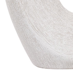 Vaso in Ceramica Ovale con Ritagli, Alto, Moderno, Decorativo per Soggiorno, Camera da Letto, Ufficio, Tavolo d'Appoggio - Product Image 6