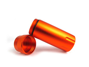 Poubelle étanche en alliage d'aluminium pour équipement <span class=keywords><strong>de</strong></span> <span class=keywords><strong>survie</strong></span> en plein air Réservoir étanche EDC Bouteille <span class=keywords><strong>de</strong></span> médicaments <span class=keywords><strong>de</strong></span> premiers secours - Product Image 5