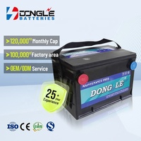Dongle Batterie automobile au plomb-acide sans entretien rechargeable de haute qualité MF78-600 SMF 12V 60Ah