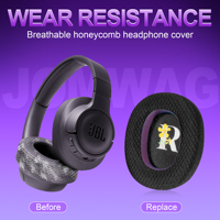 Coussinets d'oreille en mousse à mémoire de forme pour casques sans fil supra-auriculaires JBL Tune 700/700BT/710BT/720BT/750BT/750BTNC/760NC/770NC