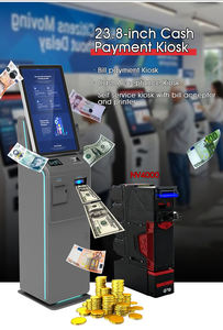 מכונת הזמנות ותשלום בשירות עצמי עם מדפסת וקורא כרטיסים, מיחזור מזומנים ומטבעות, קיוסק תשלום - Product Image 2