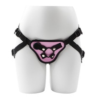 Promotion : Harnais porte-dildo portable, culotte réglable en cuir PU, ceinture pour jouets sexuels lesbiens pour femme