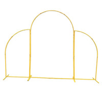Arco de hierro forjado hecho en China para arreglos florales, marco de fondo de tablero KT, decoración de arco de corona para bodas, truss para globos, arco nupcial