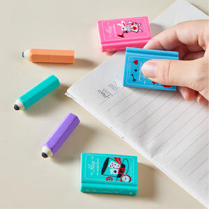 Set Penghapus Pensil Kartun Kreatif untuk Siswa Sekolah, Menghapus Bekas dan Remah-remah - Product Image 2