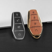 Étui de protection en cuir TPU pour clé de voiture BYD Song Plus Qin DMI Han EV Yuan Pro Tang ATTO 3 avec porte-clés