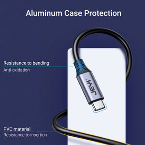 JEYI مصنع كابل تمديد USB C 10Gbps شحن سريع 60 واط موسع من النوع C من الذكور إلى الإناث مع غلاف من الألومنيوم للكمبيوتر المحمول iPad - Product Image 5