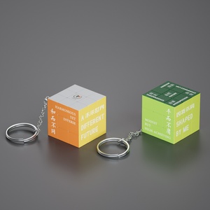 Biểu Tượng Tùy Chỉnh Hình Ảnh UV In Ấn 3.5Cm Mini Ma Thuật <span class=keywords><strong>Cube</strong></span> Keychain Mặt Dây Chuyền 2x2 3x3 Câu Đố <span class=keywords><strong>Cube</strong></span> Khuyến Mại Quà Tặng Quảng Cáo - Product Image 4