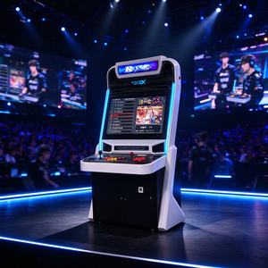 Machine d'arcade verticale pour deux joueurs, jeu de combat avec écran LCD, pour salle de jeux à domicile, bar, club et centre de divertissement familial - Product Image 3