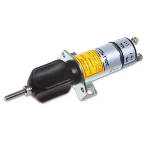 Thương hiệu mới 2 thiết bị đầu cuối dừng solenoid 12V MXL-1400 1502-12c3u1b1s1/SA-5171-12 Tương thích với Kubota DF-750 Choke solenoid